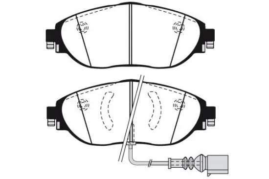Bremsbelagsatz, Scheibenbremse Vorderachse RAICAM RA.1038.0 Bild Bremsbelagsatz, Scheibenbremse Vorderachse RAICAM RA.1038.0