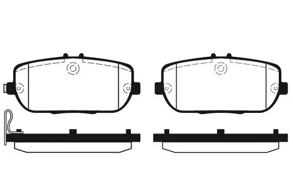 Bremsbelagsatz, Scheibenbremse Hinterachse RAICAM RA.1145.0