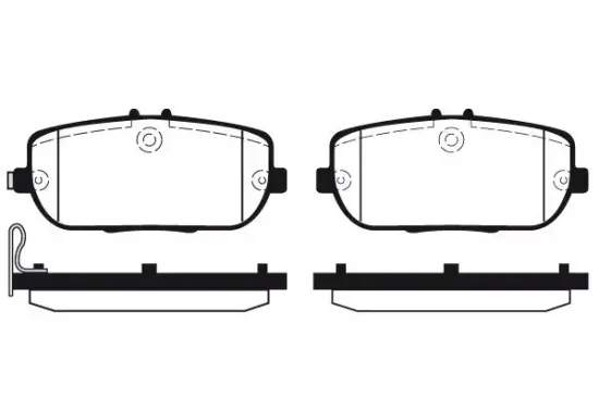 Bremsbelagsatz, Scheibenbremse Hinterachse RAICAM RA.1145.0 Bild Bremsbelagsatz, Scheibenbremse Hinterachse RAICAM RA.1145.0