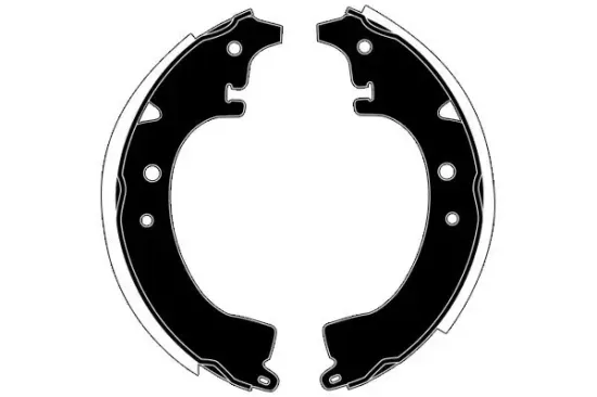 Bremsbackensatz Hinterachse RAICAM RA23510 Bild Bremsbackensatz Hinterachse RAICAM RA23510