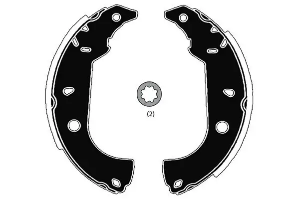 Bremsbackensatz Hinterachse RAICAM RA24860