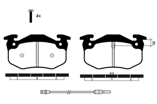 Bremsbelagsatz, Scheibenbremse Hinterachse RAICAM RA.0257.4 Bild Bremsbelagsatz, Scheibenbremse Hinterachse RAICAM RA.0257.4