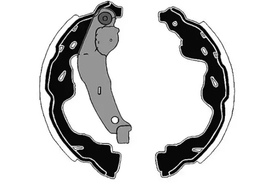 Bremsbackensatz Hinterachse RAICAM RA28220 Bild Bremsbackensatz Hinterachse RAICAM RA28220