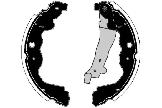 Bremsbackensatz Hinterachse RAICAM RA28720 Bild Bremsbackensatz Hinterachse RAICAM RA28720