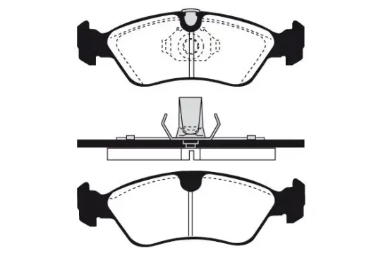 Bremsbelagsatz, Scheibenbremse Vorderachse RAICAM RA.0395.1 Bild Bremsbelagsatz, Scheibenbremse Vorderachse RAICAM RA.0395.1
