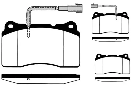 Bremsbelagsatz, Scheibenbremse Vorderachse RAICAM RA.0604.2 Bild Bremsbelagsatz, Scheibenbremse Vorderachse RAICAM RA.0604.2