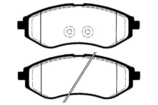 Bremsbelagsatz, Scheibenbremse Vorderachse RAICAM RA.0647.1 Bild Bremsbelagsatz, Scheibenbremse Vorderachse RAICAM RA.0647.1