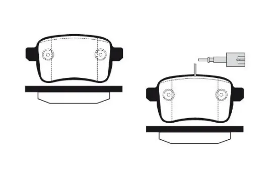 Bremsbelagsatz, Scheibenbremse Hinterachse RAICAM RA.0909.0 Bild Bremsbelagsatz, Scheibenbremse Hinterachse RAICAM RA.0909.0