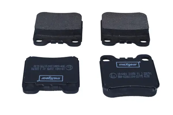 Bremsbelagsatz, Scheibenbremse Hinterachse MAXGEAR 19-0401