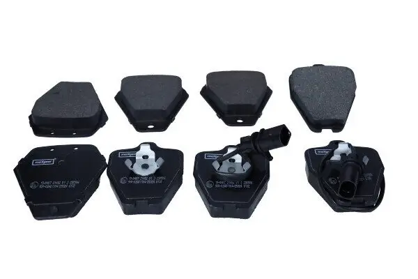 Bremsbelagsatz, Scheibenbremse Hinterachse MAXGEAR 19-0407