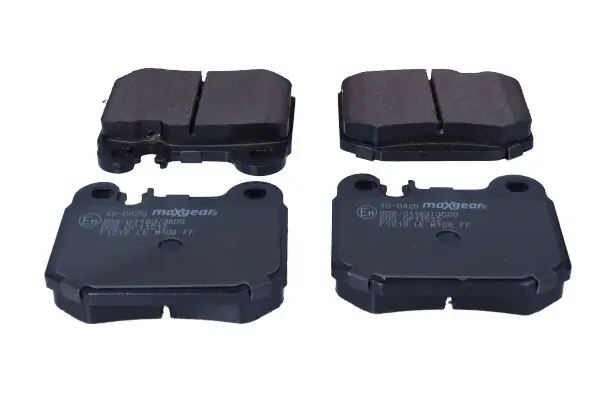 Bremsbelagsatz, Scheibenbremse Hinterachse MAXGEAR 19-0420