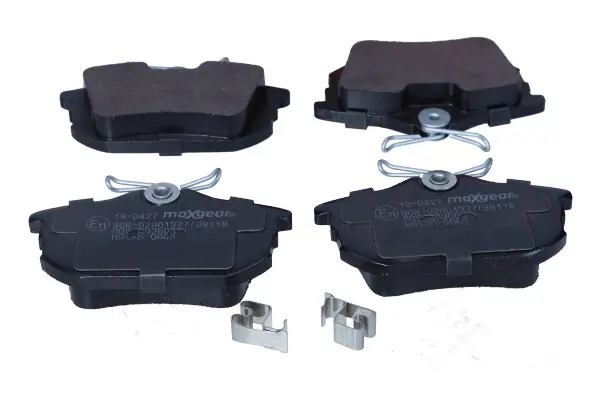 Bremsbelagsatz, Scheibenbremse Hinterachse MAXGEAR 19-0427