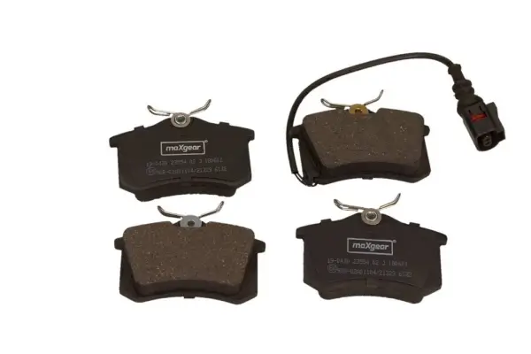 Bremsbelagsatz, Scheibenbremse Hinterachse MAXGEAR 19-0430