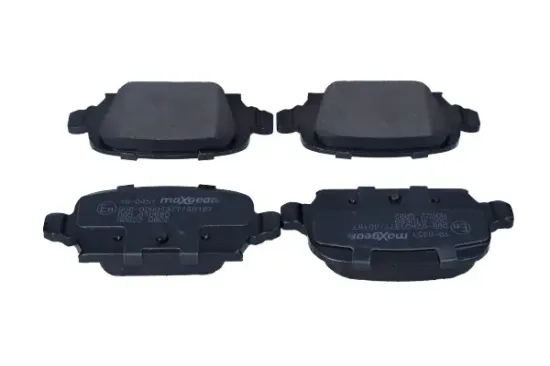 Bremsbelagsatz, Scheibenbremse Hinterachse MAXGEAR 19-0451 Bild Bremsbelagsatz, Scheibenbremse Hinterachse MAXGEAR 19-0451