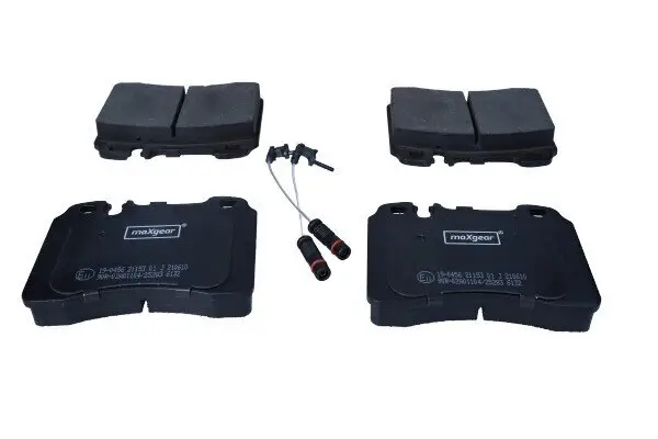 Bremsbelagsatz, Scheibenbremse Vorderachse MAXGEAR 19-0456