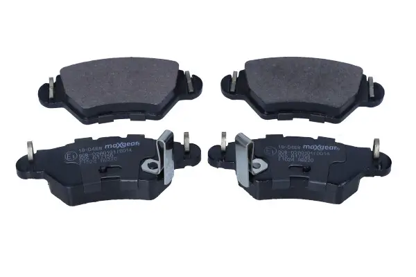 Bremsbelagsatz, Scheibenbremse Hinterachse MAXGEAR 19-0468