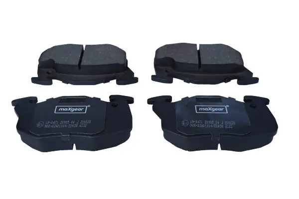 Bremsbelagsatz, Scheibenbremse Vorderachse MAXGEAR 19-0471