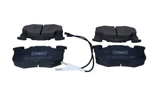 Bremsbelagsatz, Scheibenbremse Vorderachse MAXGEAR 19-0473