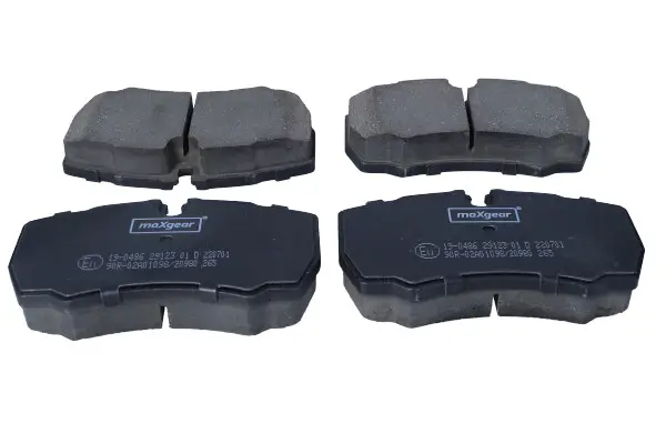 Bremsbelagsatz, Scheibenbremse Hinterachse MAXGEAR 19-0486