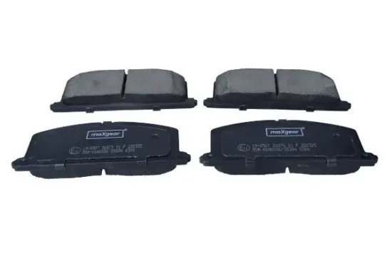 Bremsbelagsatz, Scheibenbremse Vorderachse MAXGEAR 19-0507 Bild Bremsbelagsatz, Scheibenbremse Vorderachse MAXGEAR 19-0507