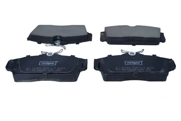 Bremsbelagsatz, Scheibenbremse Vorderachse MAXGEAR 19-0532