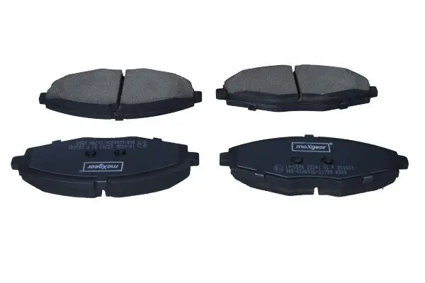 Bremsbelagsatz, Scheibenbremse Vorderachse MAXGEAR 19-0536
