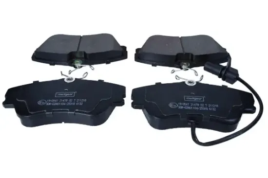 Bremsbelagsatz, Scheibenbremse Vorderachse MAXGEAR 19-0547 Bild Bremsbelagsatz, Scheibenbremse Vorderachse MAXGEAR 19-0547
