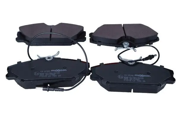 Bremsbelagsatz, Scheibenbremse Vorderachse MAXGEAR 19-0548