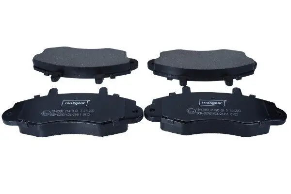 Bremsbelagsatz, Scheibenbremse Vorderachse MAXGEAR 19-0588