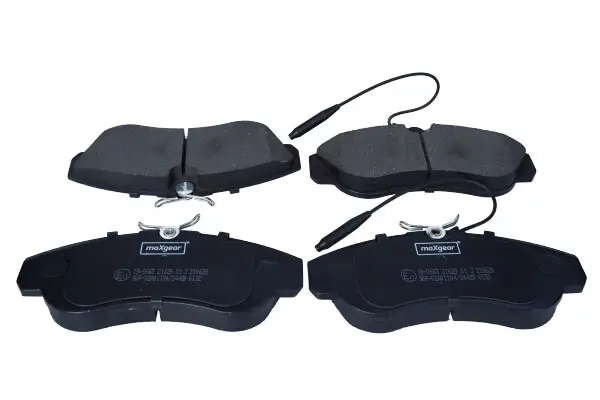 Bremsbelagsatz, Scheibenbremse Vorderachse MAXGEAR 19-0663