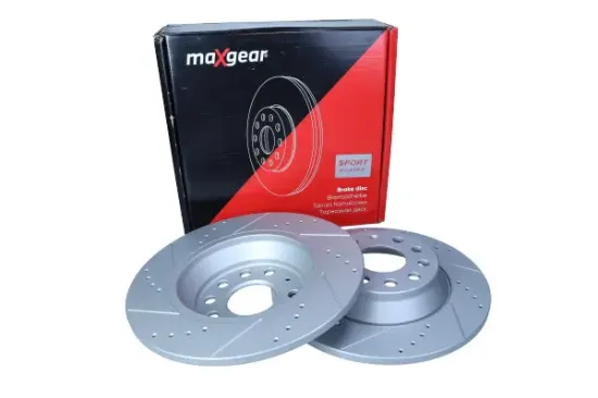 Bremsscheibe Hinterachse MAXGEAR 19-2195SPORT Bild Bremsscheibe Hinterachse MAXGEAR 19-2195SPORT