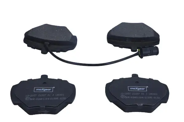Bremsbelagsatz, Scheibenbremse Hinterachse MAXGEAR 19-2937