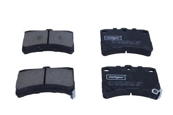 Bremsbelagsatz, Scheibenbremse Vorderachse MAXGEAR 19-3135