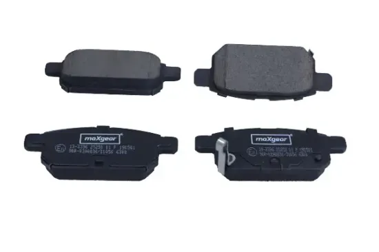 Bremsbelagsatz, Scheibenbremse Hinterachse MAXGEAR 19-3396 Bild Bremsbelagsatz, Scheibenbremse Hinterachse MAXGEAR 19-3396