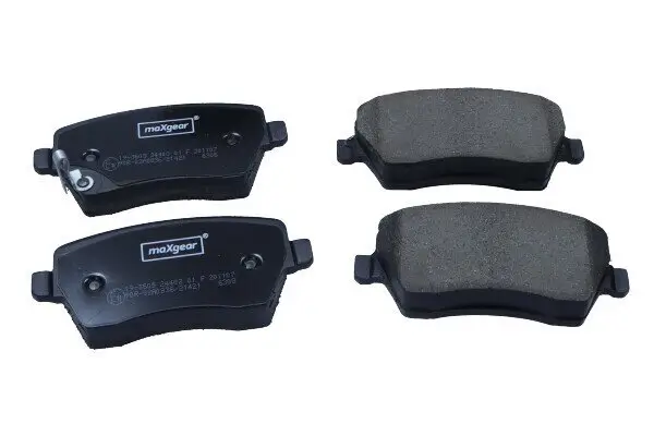 Bremsbelagsatz, Scheibenbremse Vorderachse MAXGEAR 19-3605