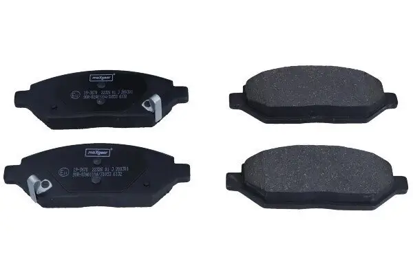 Bremsbelagsatz, Scheibenbremse Vorderachse MAXGEAR 19-3670