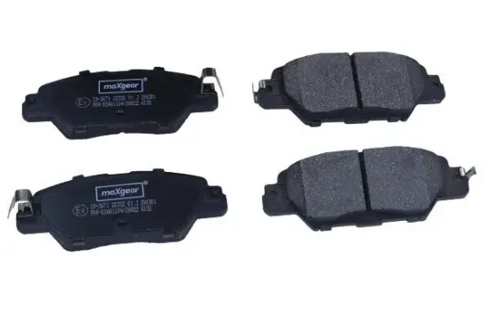 Bremsbelagsatz, Scheibenbremse Hinterachse MAXGEAR 19-3671 Bild Bremsbelagsatz, Scheibenbremse Hinterachse MAXGEAR 19-3671
