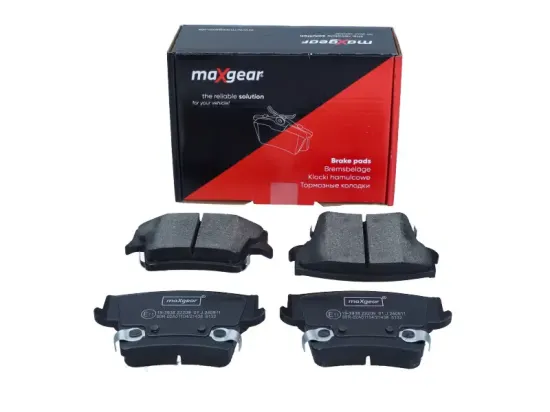 Bremsbelagsatz, Scheibenbremse Hinterachse MAXGEAR 19-3938 Bild Bremsbelagsatz, Scheibenbremse Hinterachse MAXGEAR 19-3938