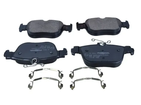 Bremsbelagsatz, Scheibenbremse Hinterachse MAXGEAR 19-3944 Bild Bremsbelagsatz, Scheibenbremse Hinterachse MAXGEAR 19-3944