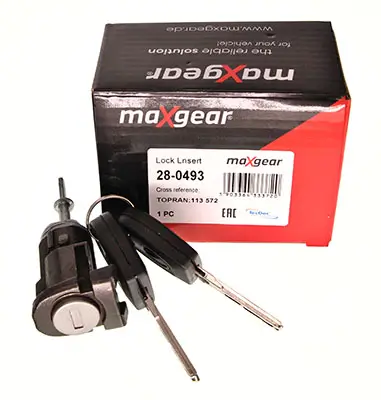 Schließzylinder vorne rechts Fahrzeugtür MAXGEAR 28-0493 Bild Schließzylinder vorne rechts Fahrzeugtür MAXGEAR 28-0493