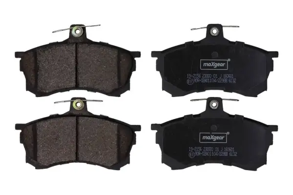 Bremsbelagsatz, Scheibenbremse Vorderachse MAXGEAR 19-2156