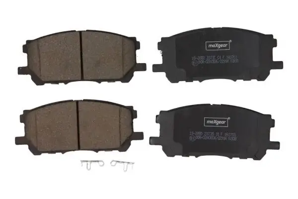 Bremsbelagsatz, Scheibenbremse Vorderachse MAXGEAR 19-2880