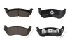 Bremsbelagsatz, Scheibenbremse Hinterachse MAXGEAR 19-2897