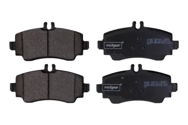 Bremsbelagsatz, Scheibenbremse Vorderachse MAXGEAR 19-2867