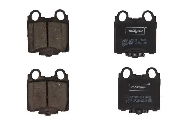 Bremsbelagsatz, Scheibenbremse Hinterachse MAXGEAR 19-2874