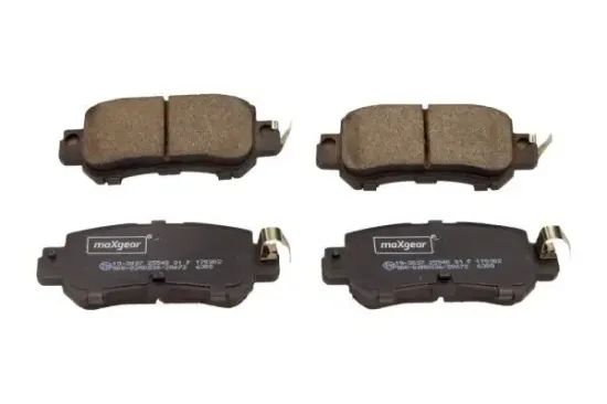 Bremsbelagsatz, Scheibenbremse Hinterachse MAXGEAR 19-3037 Bild Bremsbelagsatz, Scheibenbremse Hinterachse MAXGEAR 19-3037
