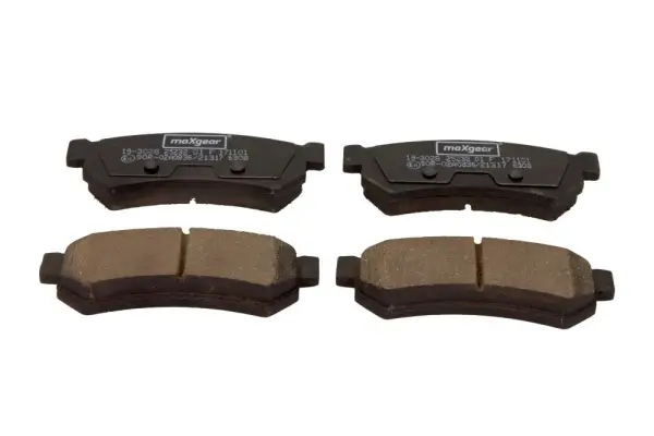 Bremsbelagsatz, Scheibenbremse Hinterachse MAXGEAR 19-3028