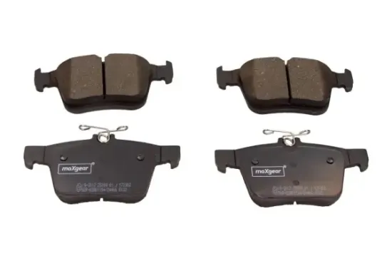 Bremsbelagsatz, Scheibenbremse Hinterachse MAXGEAR 19-3012 Bild Bremsbelagsatz, Scheibenbremse Hinterachse MAXGEAR 19-3012