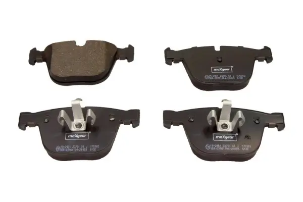 Bremsbelagsatz, Scheibenbremse Hinterachse MAXGEAR 19-2961