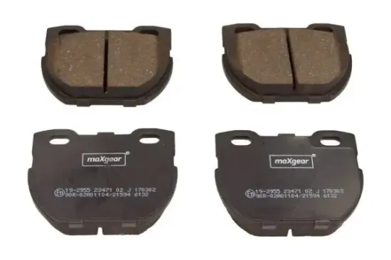 Bremsbelagsatz, Scheibenbremse Hinterachse MAXGEAR 19-2955 Bild Bremsbelagsatz, Scheibenbremse Hinterachse MAXGEAR 19-2955